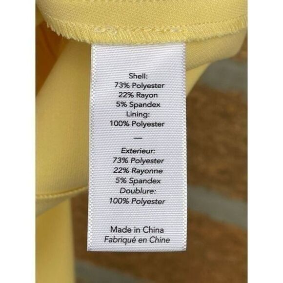 LIKELY Arcadia Bodycon Dress size 0 Yellow - Picture 8 of 9